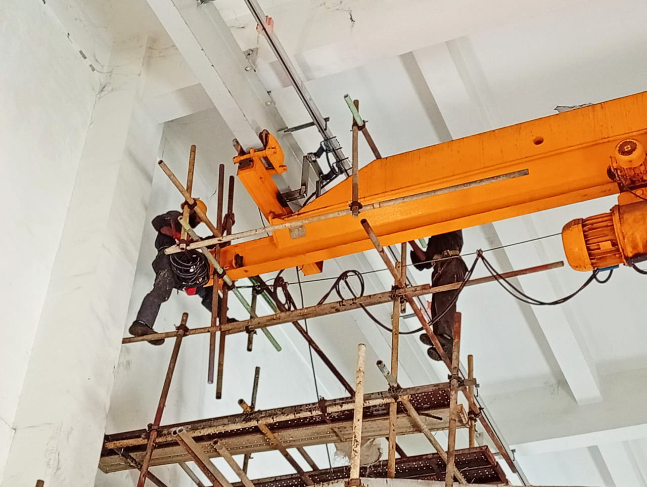 NID Construction structural steel installation